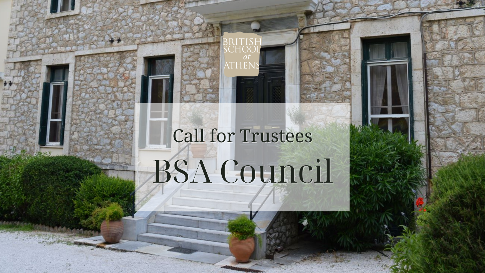 Invitation for applications - Trustee Role on BSA Council